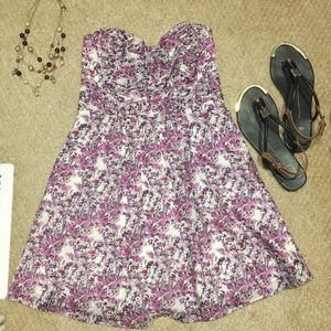 Express strapless dress